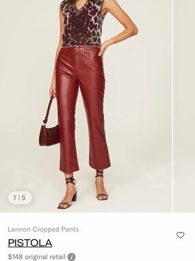 Pistola Red  Straight Leg Jeans